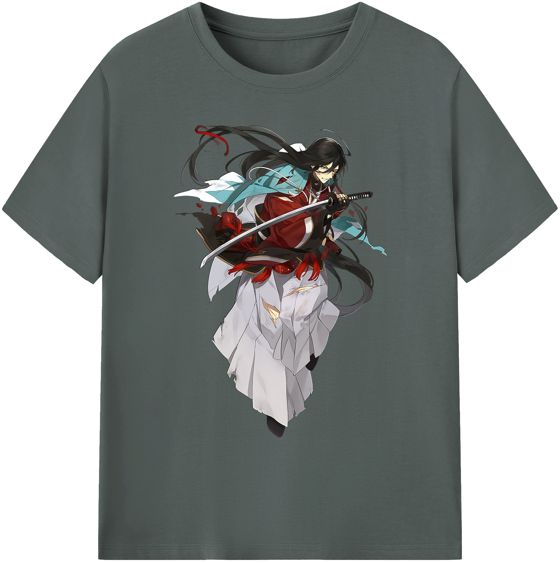 （画像用） 刀剣乱舞 Touken Ranbu 綿100％ メンズ半袖Tシャツ｜肌触りやわらか＆通気性